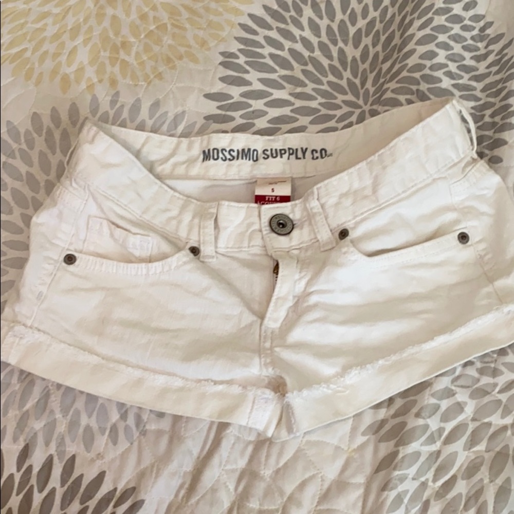 White shorts